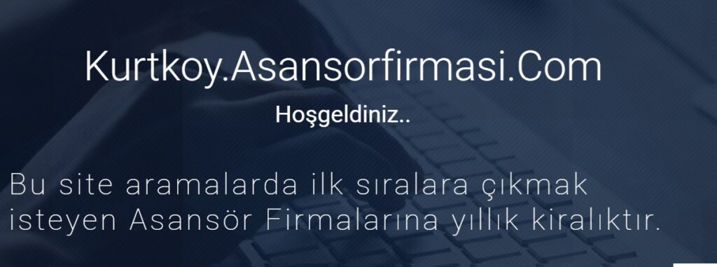 Kurtköy Asansör Firması